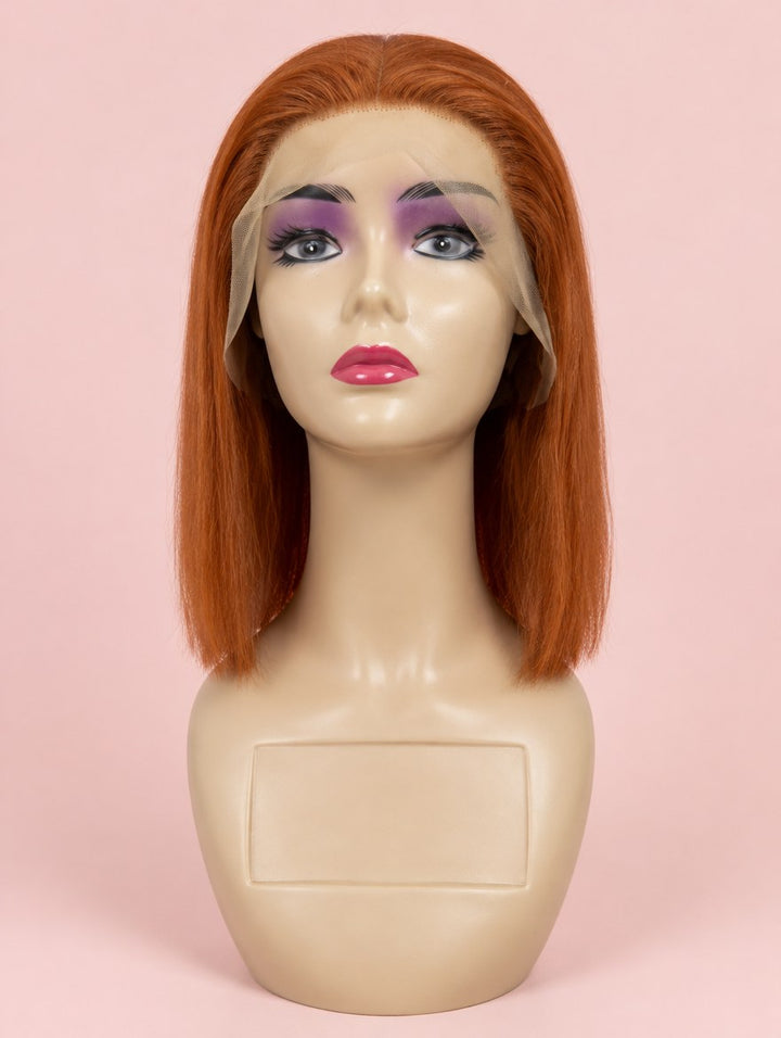Ginger 350 Straight Bob 13x4 Lace Frontal Wig 10"