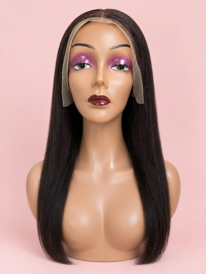 Natural Black Straight 13x4 Lace Frontal Wig