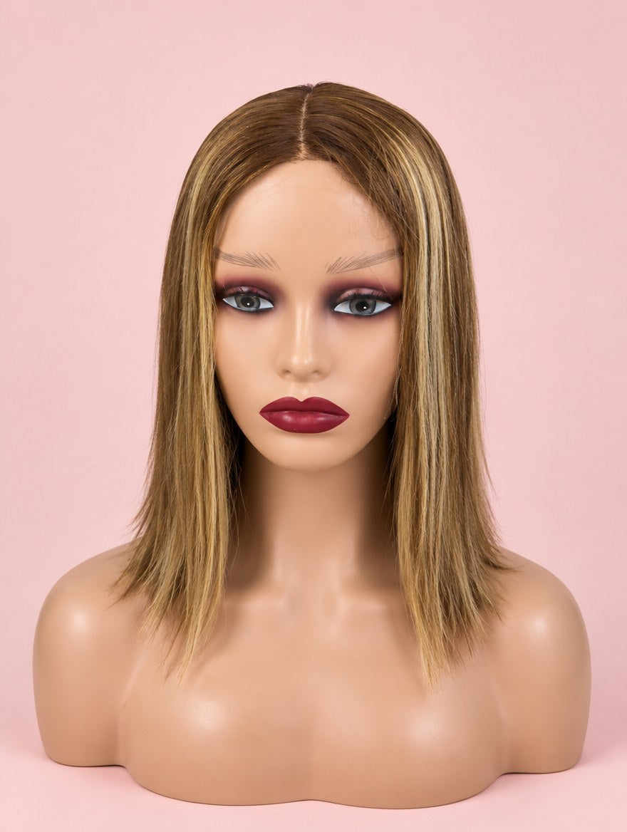 Blonde Highlight Straight 13x4 Lace Frontal Wig
