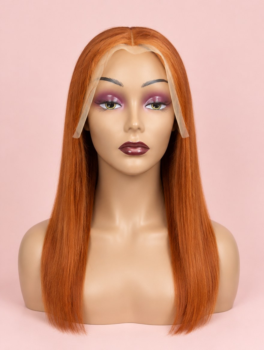 Ginger 350 Straight 13x4 Lace Frontal Wig 16"
