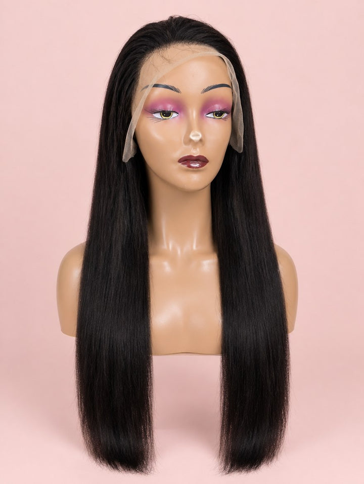 Natural Black Straight 13x4 Lace Frontal Wig