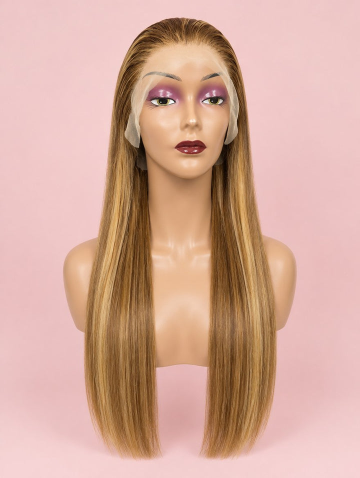 Blonde Highlight Straight 13x4 Lace Frontal Wig